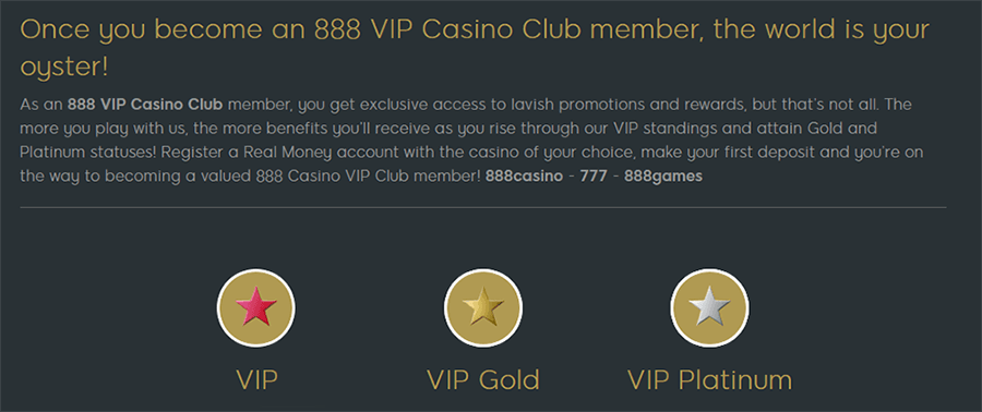 Enjoy the benefits of the VIP programs
