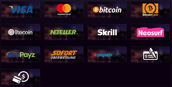 You can choose from different payment methods at Miami Club Casino